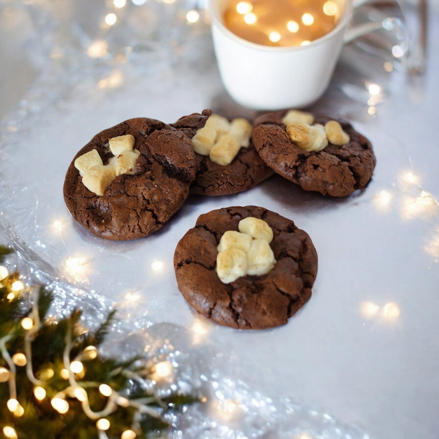 Holiday Cookies - Gooey Hot Cocoa Chocolate Chip